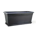 RECTANGLE MERELAND-GREY  POT 40CM