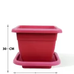 SQUARE  POT 30*30 CM