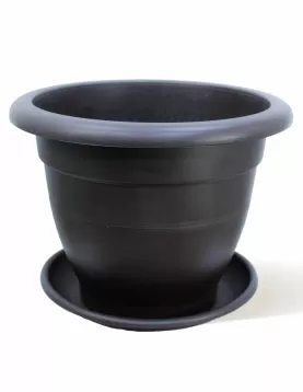 CIRCLE POT (BROWN)  70 CM - HIGHT 50 CM