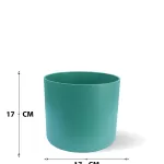 CIRCLE POT (Turquoise)