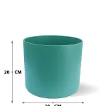 CIRCLE POT (Turquoise)