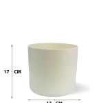 CIRCLE POT (BEIGE)