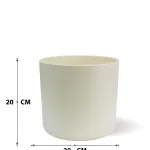 CIRCLE POT (BEIGE)