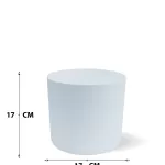 CIRCLE POT (WHITE)