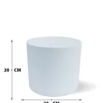 CIRCLE POT (WHITE)