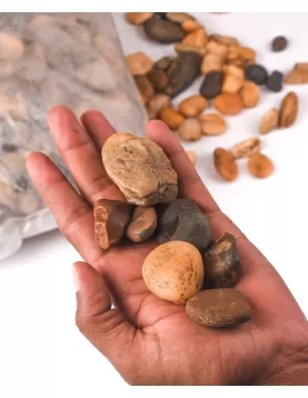 BROWN PEBBLES 25KG