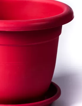 CIRCLE POT COLORY PINK 40CM