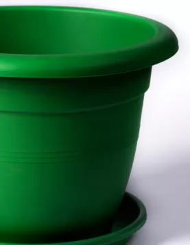 CIRCLE POT GREEN 30CM