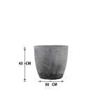 Cement Pot Set – 2 PCS - Image 2