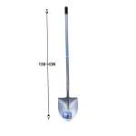 Long Handle Steel Shovel - Image 3