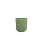 Leaf Pattern Fiber Cement Pot – 32 CM