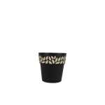CIRCLE POT 25CM - BROWN ROSA