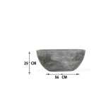 Long Cement Pot Set – 2 PCS - Image 3