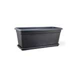 RECTANGLE POT 90*40 DARK GRAY - Image 2