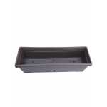 RECTANGLE POT 60*20 BROWN - Image 3