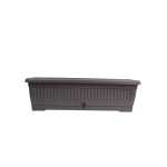 RECTANGLE POT 60*20 BROWN
