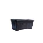 RECTANGLE POT 40*20 BROWN - Image 3