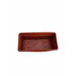 RECTANGLE POT 40*20 TERRACOTTA - Image 2