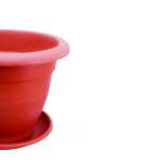 Round Plastic Pot – 25 CM (Red) - Image 2