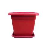 Square Plastic Pot – 40 CM (Red)