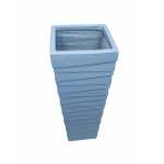 SIMIRNA-GRAY-FIBER GLASS PLANTER 36*36*86 - Image 2