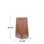 NEO-WOODEN-FIBER GLASS PLANTER-35*35*70 - Image 3