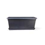 RECTANGLE POT 70*30CM DARK GREY