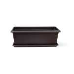 RECTANGLE POT 70*30CM BROWN