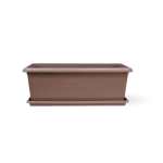 RECTANGLE POT 70*30CM COFFEE