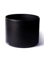 Black Aluminum Planter Pot with Wheels – 30 CM