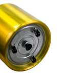 ALUMINIUM POT GOLD WITH WHEELS 40CM - Image 4