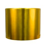 ALUMINIUM POT GOLD WITHOUT WHEELS 50CM