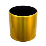 ALUMINIUM POT GOLD WITHOUT WHEELS 35CM - Image 3