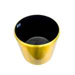 Black Aluminum Planter Pot with Wheels – 30 CM - Image 2
