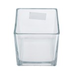 SQUARE GLASS POT – 12 CM - Image 2