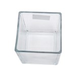 SQUARE GLASS POT – 12 CM - Image 3