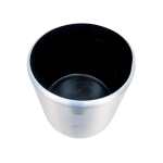 ALUMINIUM POT SILVER WITH WHEEL 35CM - Image 3